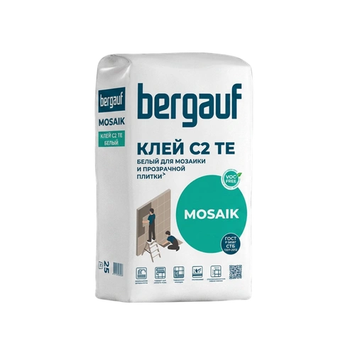 Bergauf Mosaik, белый клей для мозаики, 25 кг