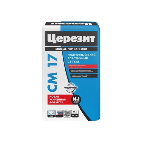 Ceresit CM 17 Super Flex, высокоэластичный плиточный клей, 25 кг