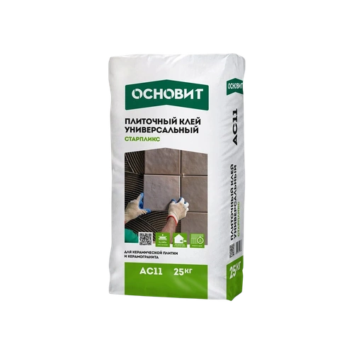 Основит Старпликс AC11, плиточный клей, 25 кг