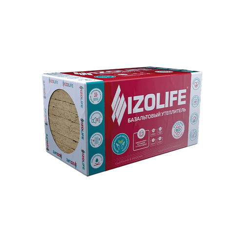 Утеплитель Изолайф IZOLIFE СТ 40 1200х600, 100мм 4пл./2,88м2, 0,288м3